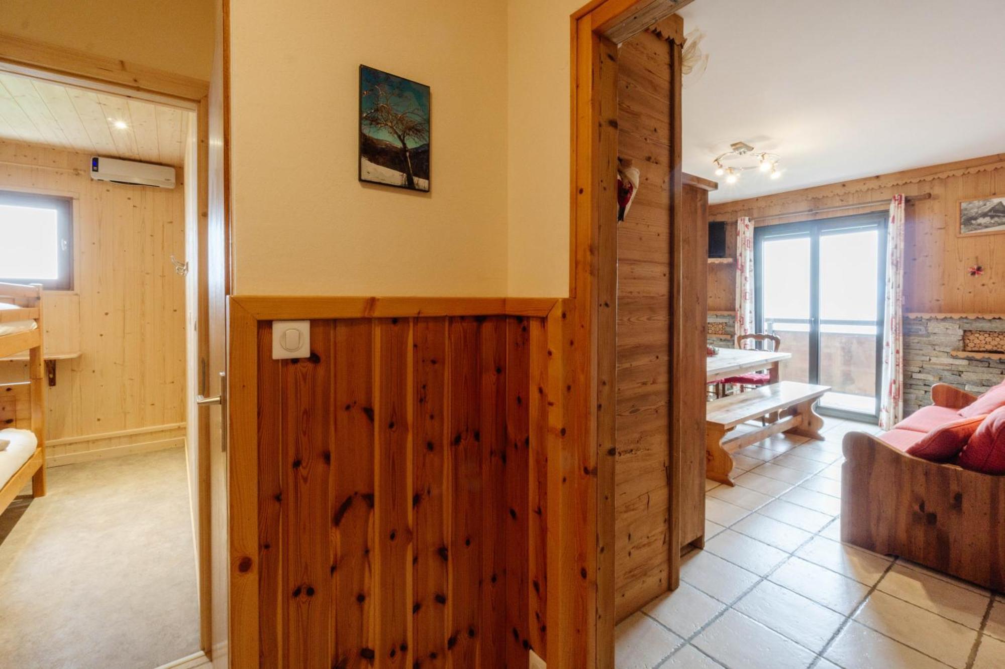 Apartament Le Col Panoramic Fontcouverte-la-Toussuire Zewnętrze zdjęcie