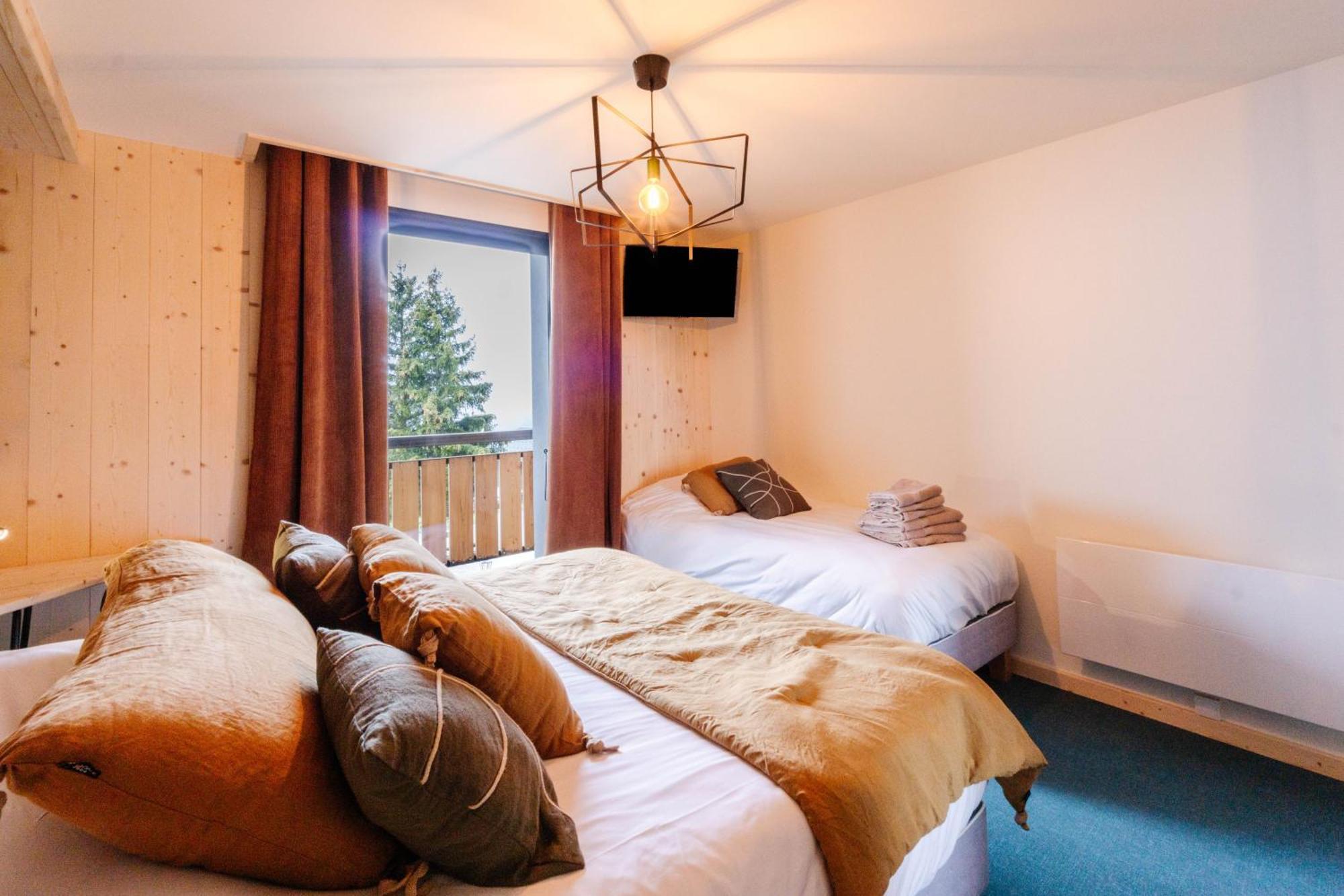 Apartament Le Col Panoramic Fontcouverte-la-Toussuire Zewnętrze zdjęcie